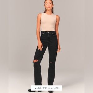 Abercrombie and Fitch curve love ankle straight